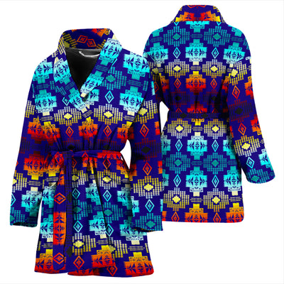 Blue Shades Women's Bath Robe