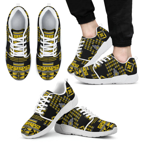 Seven Tribes Yellow Ocre Sopo Athletic Sneakers White Sole