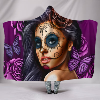 Calavera Hooded Blanket