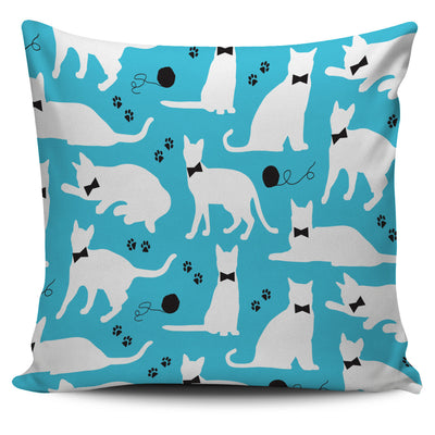 Black Tie Kitties Pillow Covers
