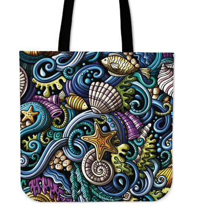 Ocean Funk Tote Bag