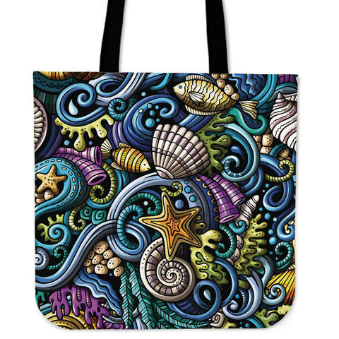 Ocean Funk Tote Bag