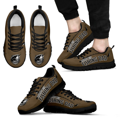 Fishing Dad Print on Mens Sneakers