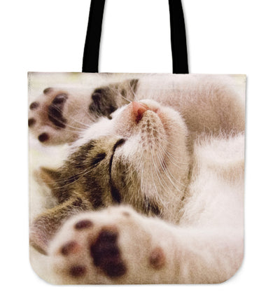 Tote Bag Sleeping Cat