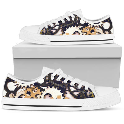 Women's Low Tops Gears (White Sole)