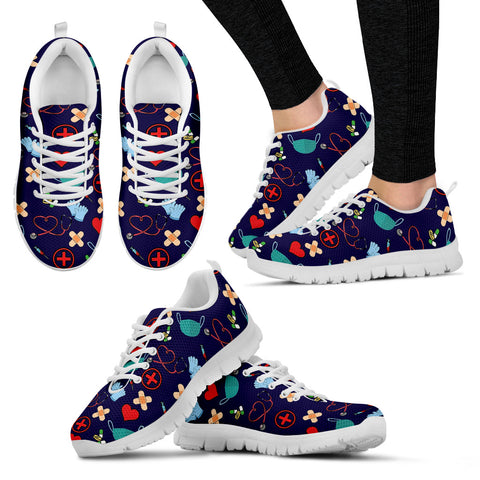 Nursing Style 2 Women's Sneakers (White)
