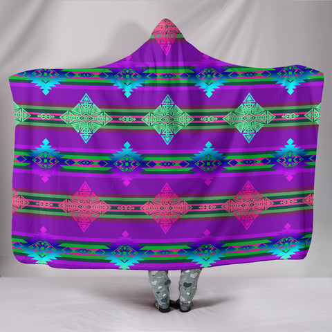 Plateau Quillwork Hooded Blanket