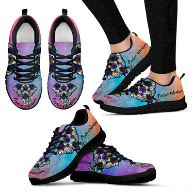 Positive Vibrations Handcrafted Premium Mesh Women's Sneakers