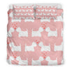 Westie Pink Bedding Set