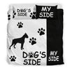 Boxer Dog's Side My Side Bedding Set