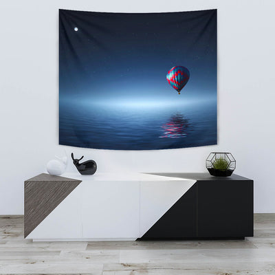 TAPESTRY BALLOON RIDE OVER OCEAN