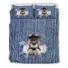 Schnauzer Break The Wall Bedding Set