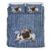 Pug Break The Wall Bedding Set