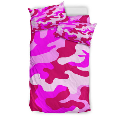 Pink Camo Bedding Set