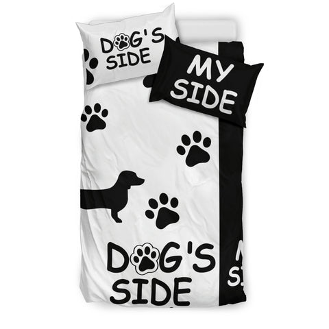 DACHSHUND DOG'S SIDE MY SIDE BEDDING SET