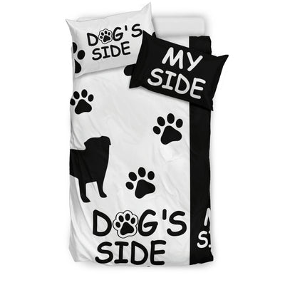 PUG DOG'S SIDE MY SIDE BEDDING SET