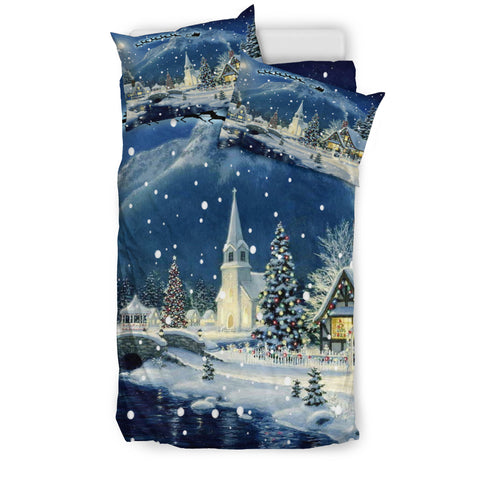 SNOW CHRISTMAS BEDDING SET