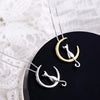 New Fashion Jewelry Silver Gold Cat Moon Necklace