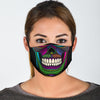 Neon Skull Face Mask
