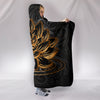 Golden Lotus Hooded Blanket