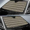 Chocolate Argyle Auto Sun Shade