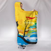 Sunset Cat Hooded Blanket