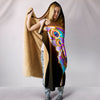 Golden Butterfly Hooded Blanket