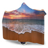Beach Sunset Hooded Blanket