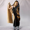 Golden Lotus Hooded Blanket