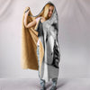 Simply Cat Lovers Plush Lined Wearable Hooded Blanket