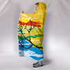 Sunset Cat Hooded Blanket