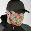 Vintage Floral Blue - Face Mask