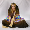 Golden Butterfly Hooded Blanket