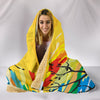 Sunset Cat Hooded Blanket