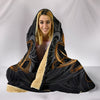 Golden Lotus Hooded Blanket