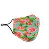 Vintage Floral Blue - Face Mask