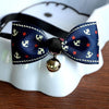 Cat Bow Tie With Bell Necktie Collar