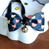 Cat Bow Tie With Bell Necktie Collar