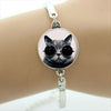 Keep Calm and Love Cats Offer- Bracelet jewelry glass Cabochon Art picture plus more cool cats