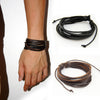 Leather Braided Rope Bracelets