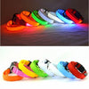 Nylon LED Dog Collar,Night Safety Flashing Glow In The Dark Fluorescent Collars Pet Supplies